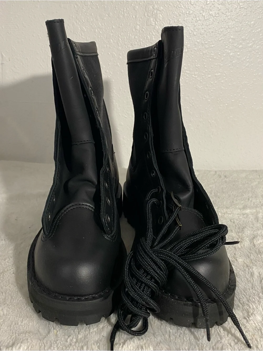 New Danner Acadia 8” Black Leather & Nylon Boots Men’s Size 8 D